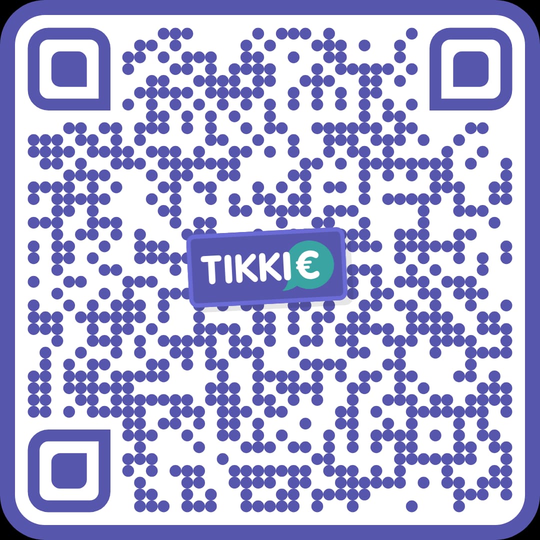 QR-code voor een betaling van € 1